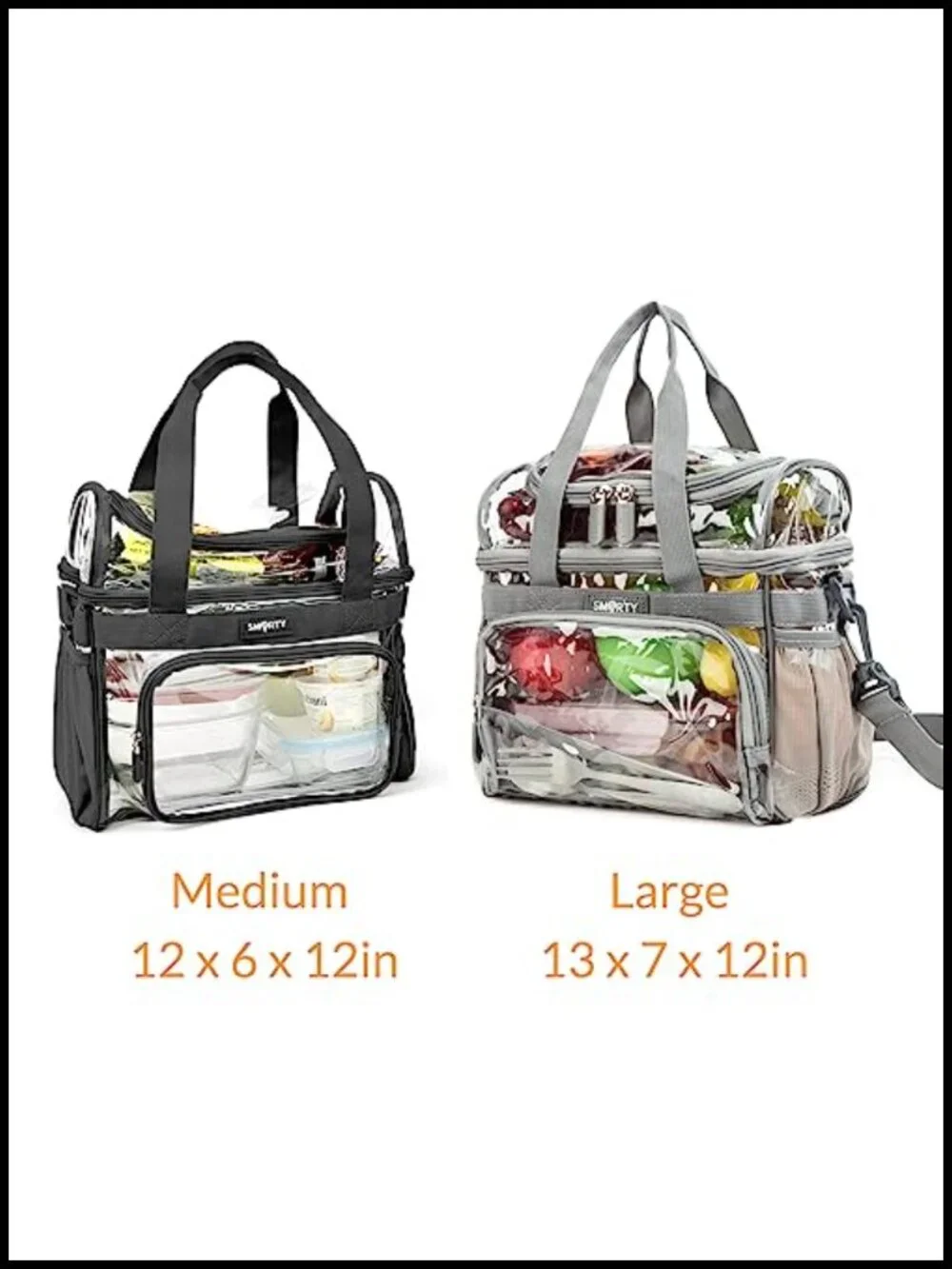 Clear Backpack Heavy Duty Durable Transparent See Through Bag